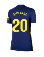 Atletico Madrid Giuliano Simeone #20 Venkovní Dres pro Dámské 2025-26 Krátký Rukáv